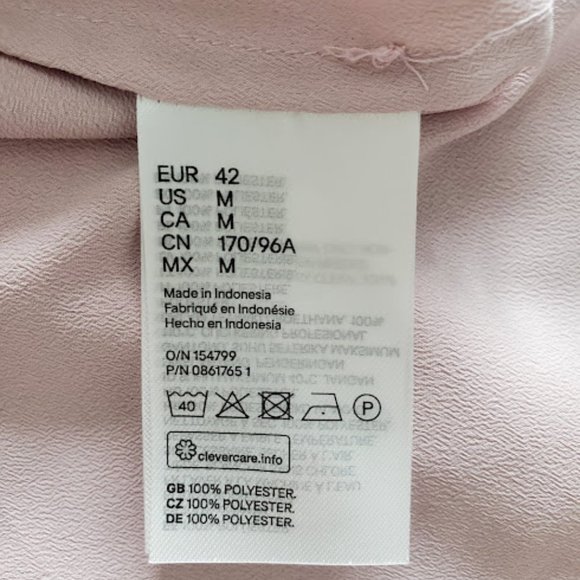 H&M Pink Ruffled Blouse - Picture 4 of 4